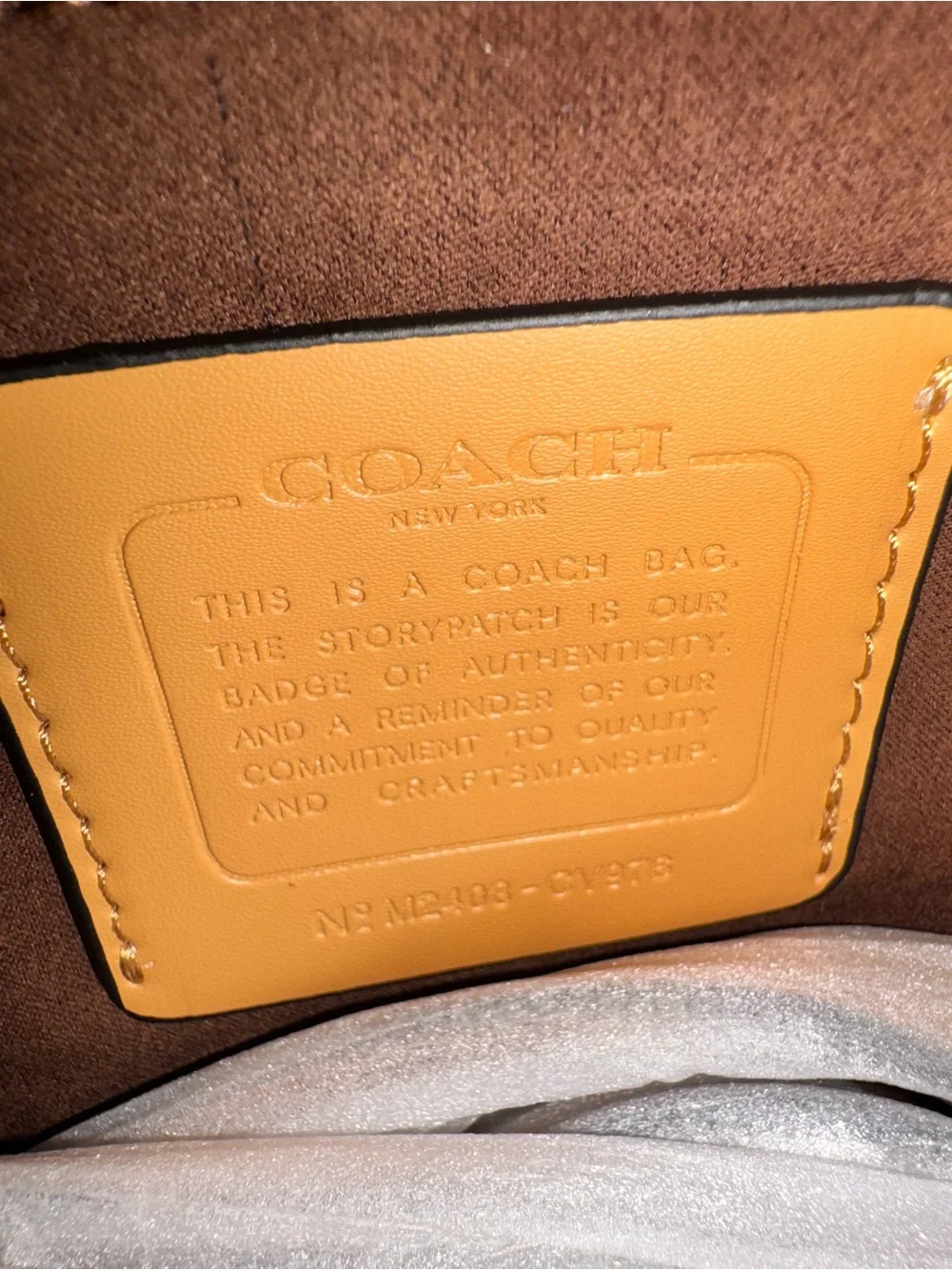 Coach Teri Shoulder Bag Black Signature Denim Leather